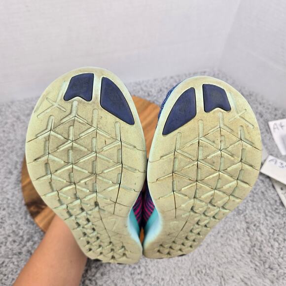 Nike Womens 8 Free RN Flyknit Purple Dust Athletic Casual Gym Daily Running Shoe - Picture 10 of 12